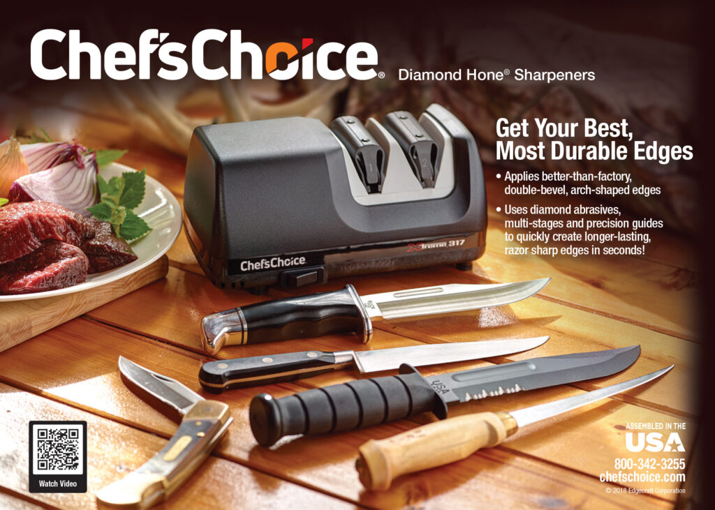 Chef'sChoice ad for Field & Stream