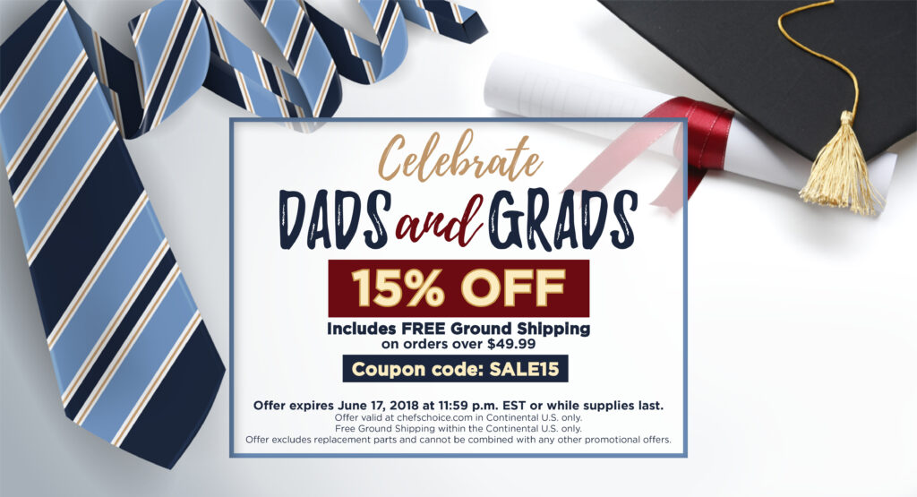 Dads and Grads sales promo