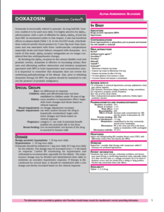 Drug Reference Page